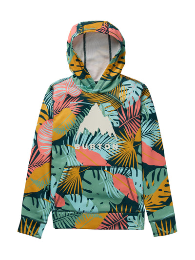Burtonin lasten Oak-huppari Oversized Tropical kuosissa