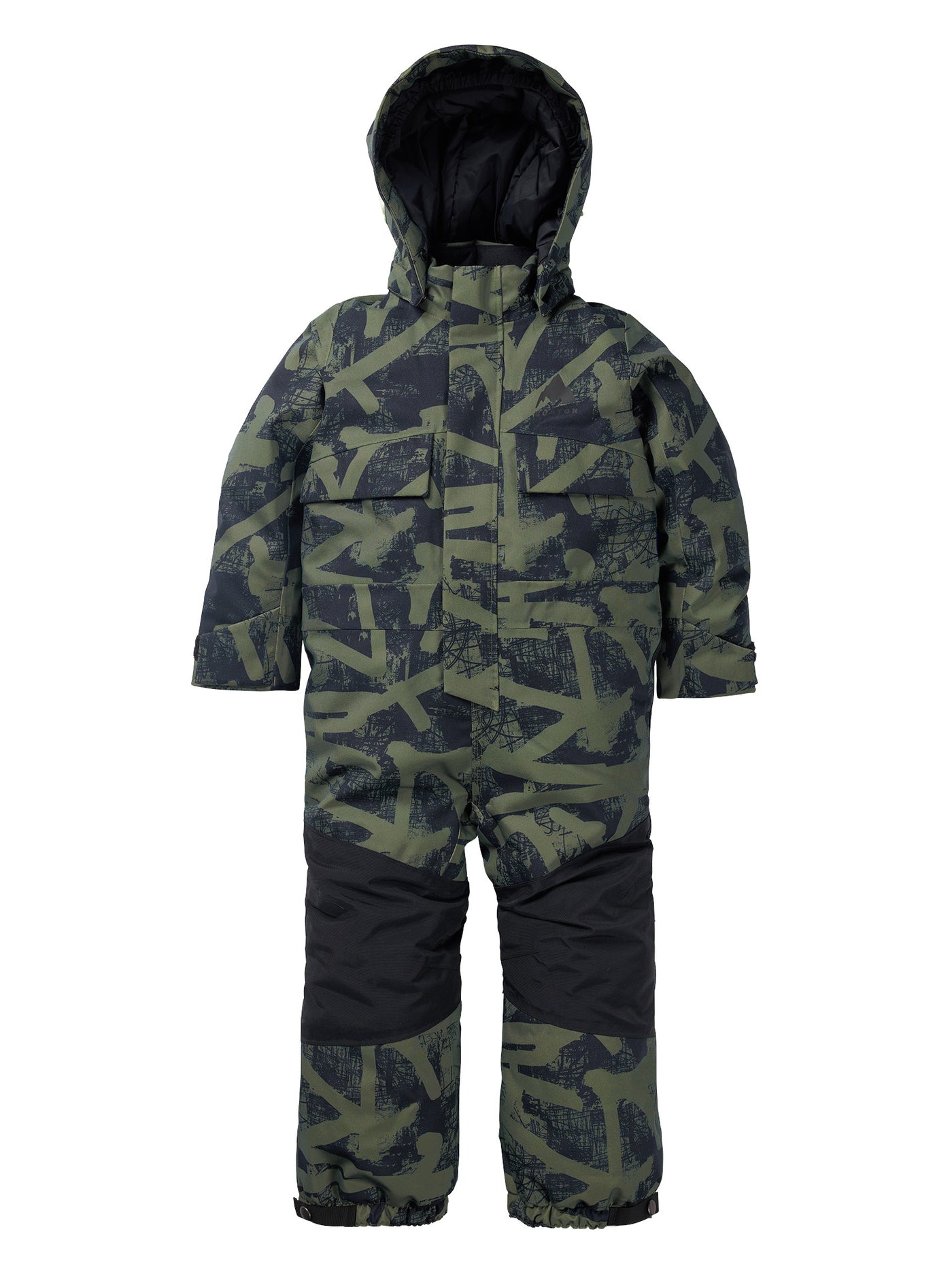 Burtonin lasten talvihaalari värissä Forest City Streets edestä kuvattuna