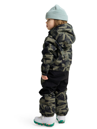 Burtonin lasten talvihaalari värissä Forest City Streets lapsen päällä takaa sivuttain kuvattuna