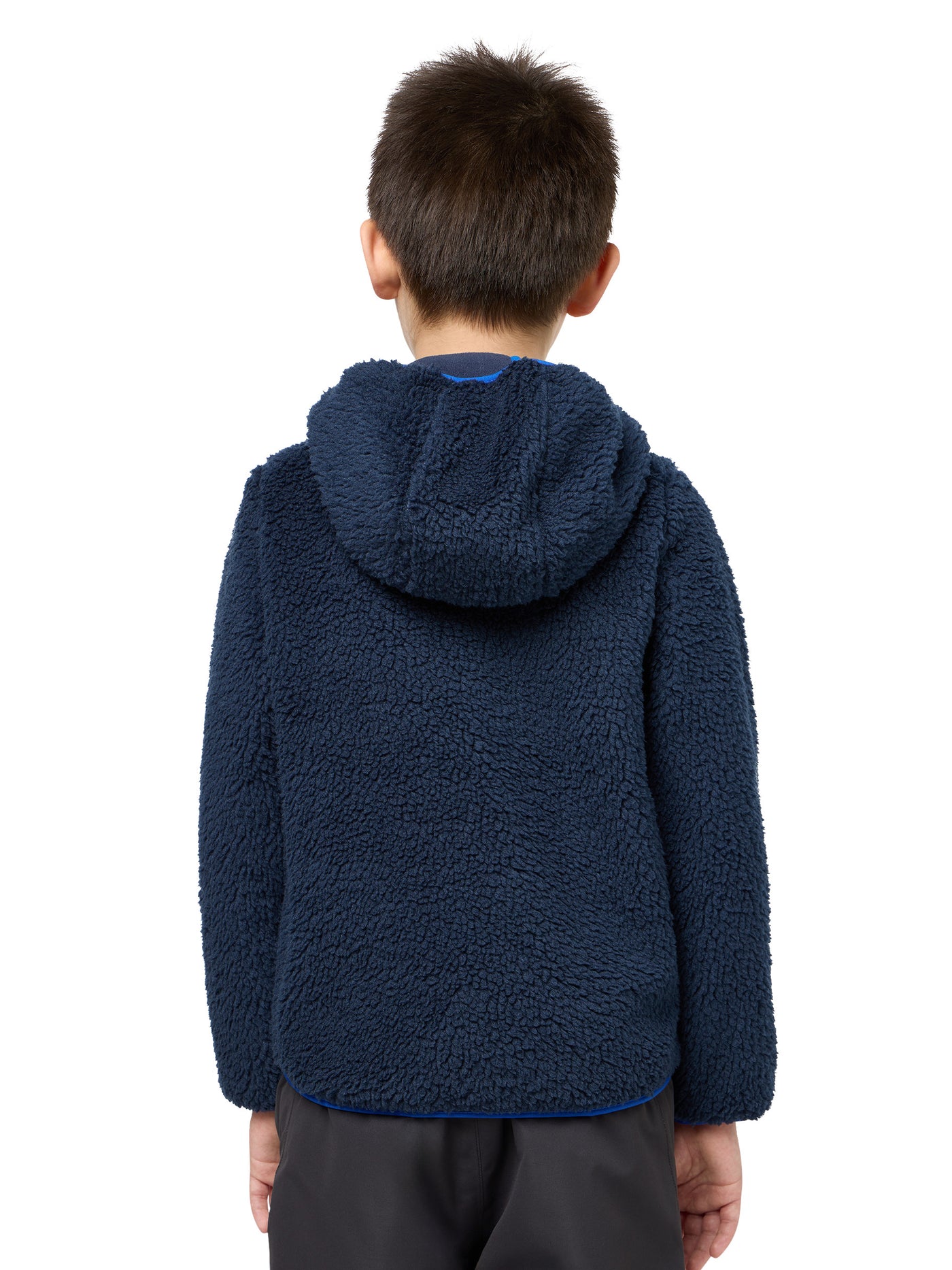 Ice Curl Hood Jacket K - Children's and youth fleece jacket 