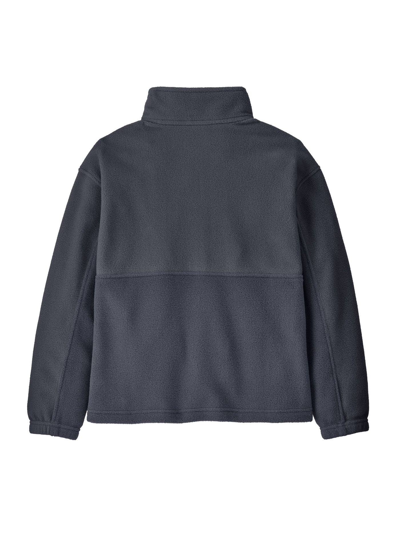Patagonian lasten Microdini 1/2 Zip Fleecepusero Smolder Blue -sävyssä takaa kuvattuna