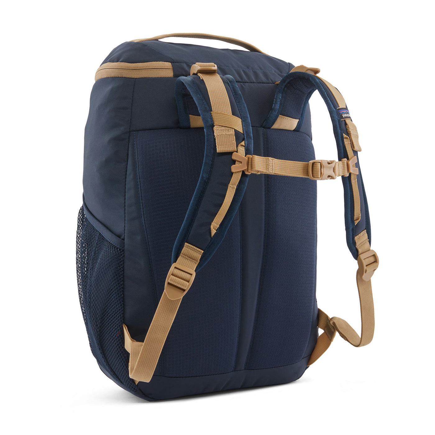 Patagonian lasten Refugito Daypack 18L -reppu värissä New Navy takaa kuvattuna