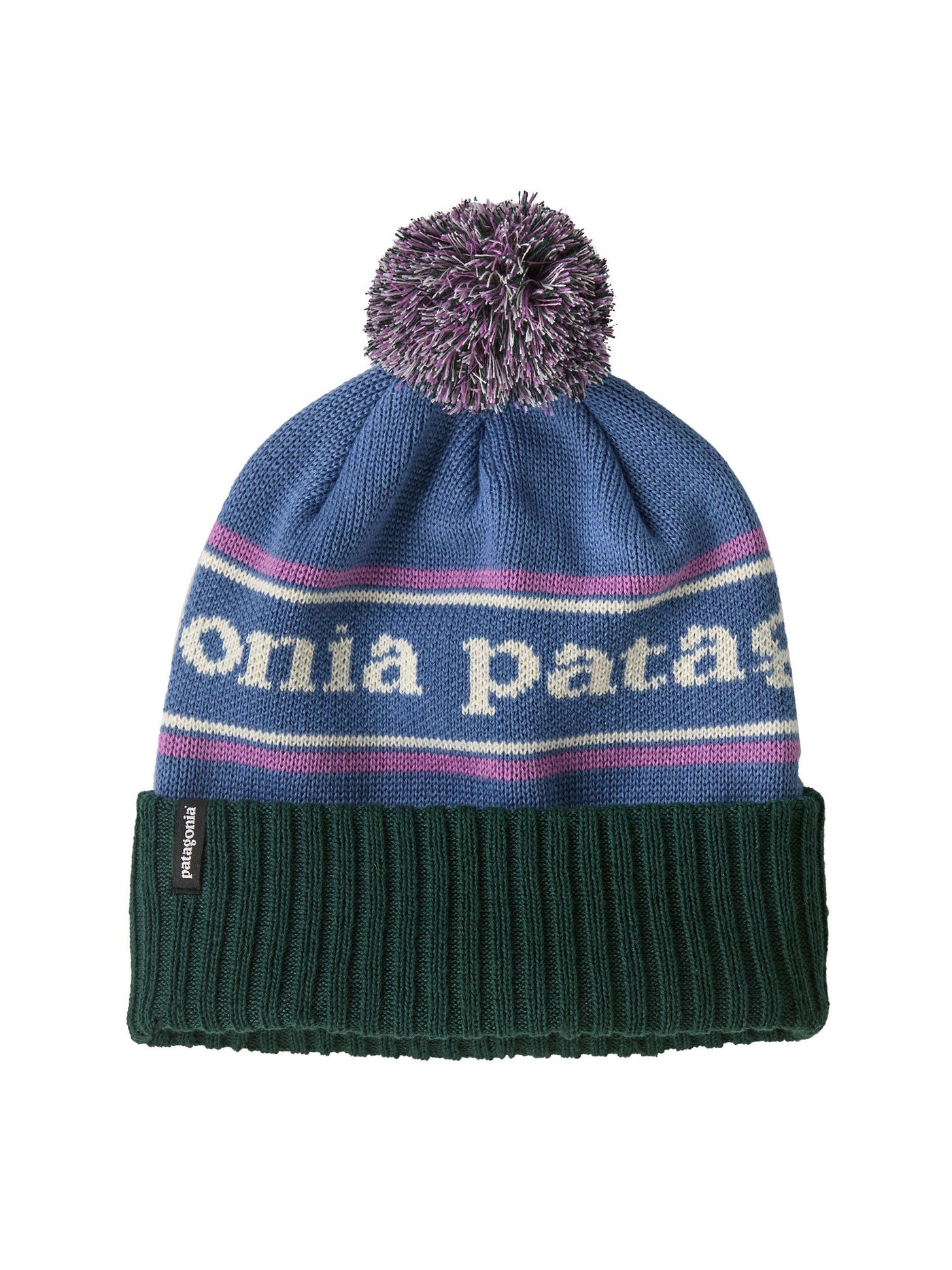 Patagonian Powder Town Beanie sävyssä Barnacle Blue. 