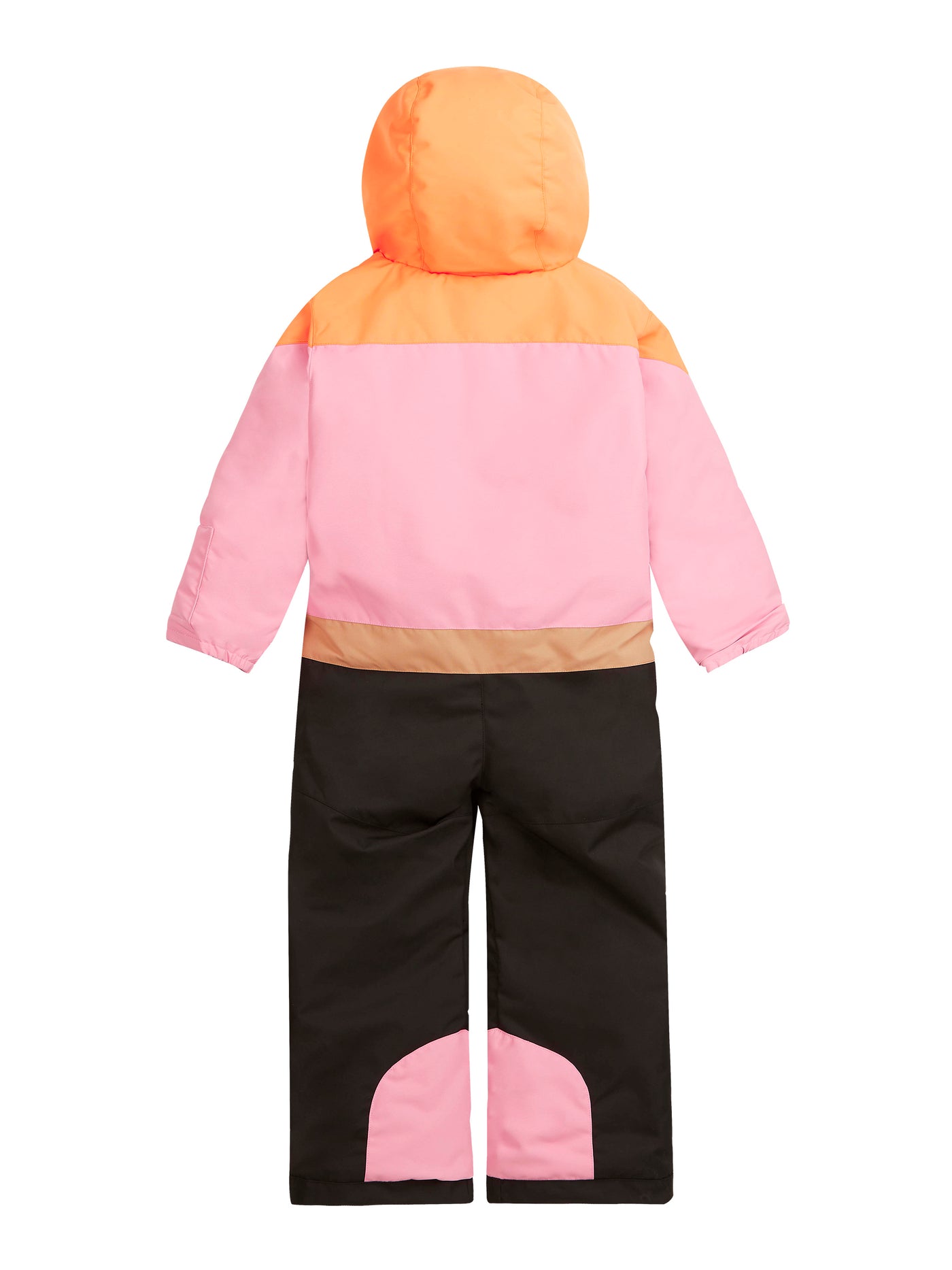 Picture Organicin Snowy Toddler Suit -talvihaalari Black-sävyssä takaa kuvattuna