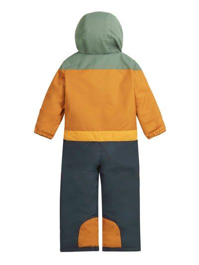Picture Organicin Snowy Toddler Suit -talvihaalari Dark Blue -sävyssä takaa kuvattuna