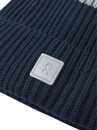 Reiman Pilke-villasekoitepipo värissä Grey Navy Reima-merkki kuvattuna