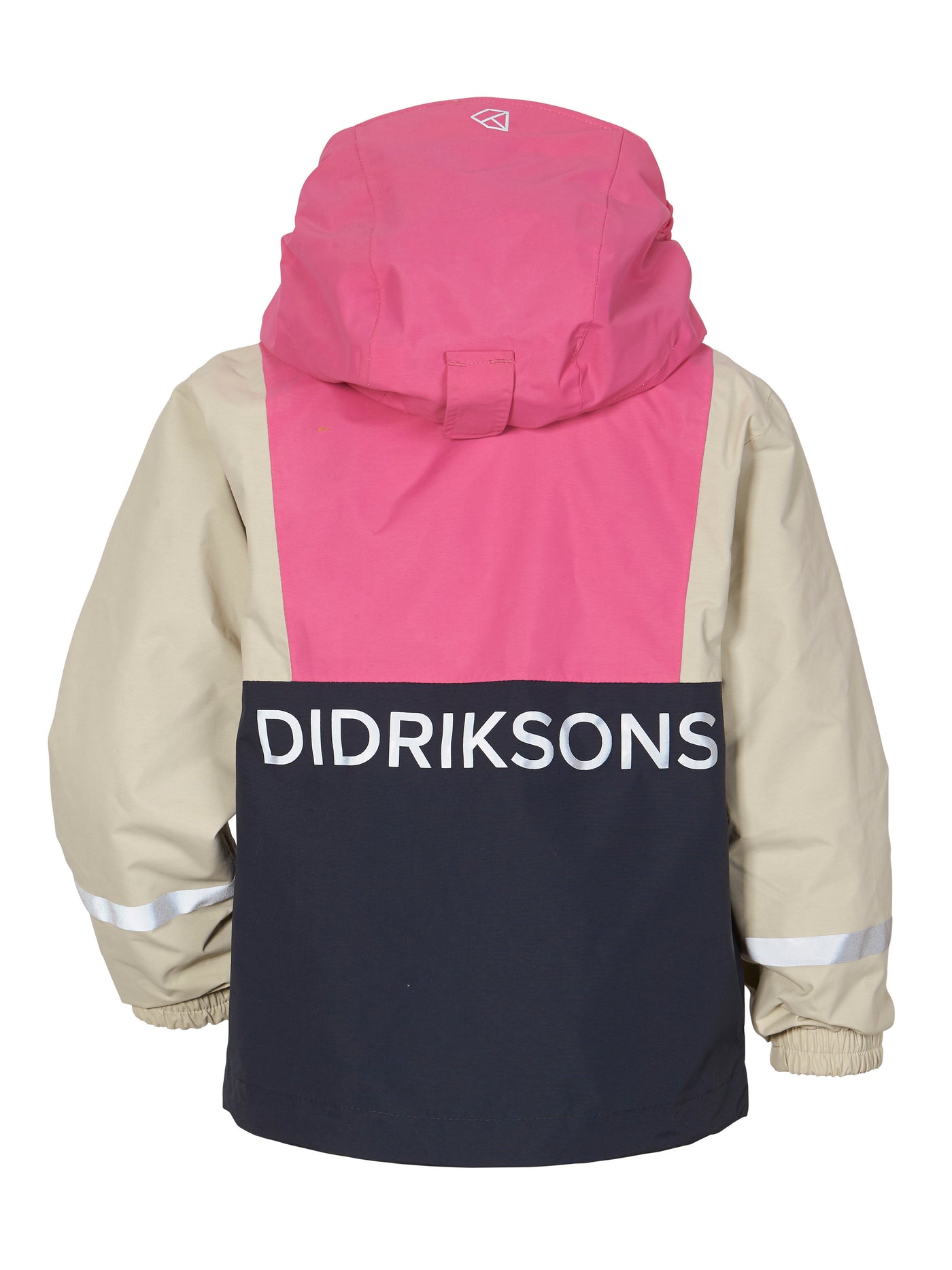 Didriksonsin Block Lasten takki Sweet Pink värissä takaa päin