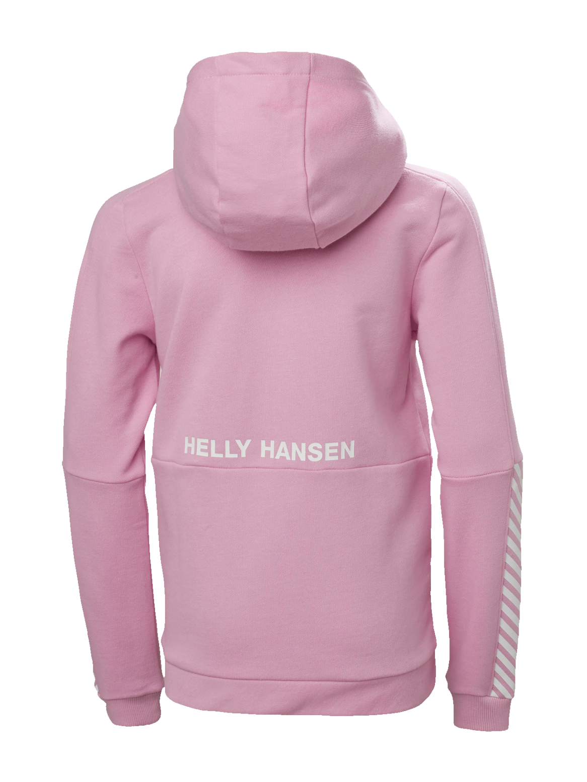 Helly Hansen Junior Active Hoodie vaaleanpunainen huppari värissä Pink Sorbet takaa kuvattuna