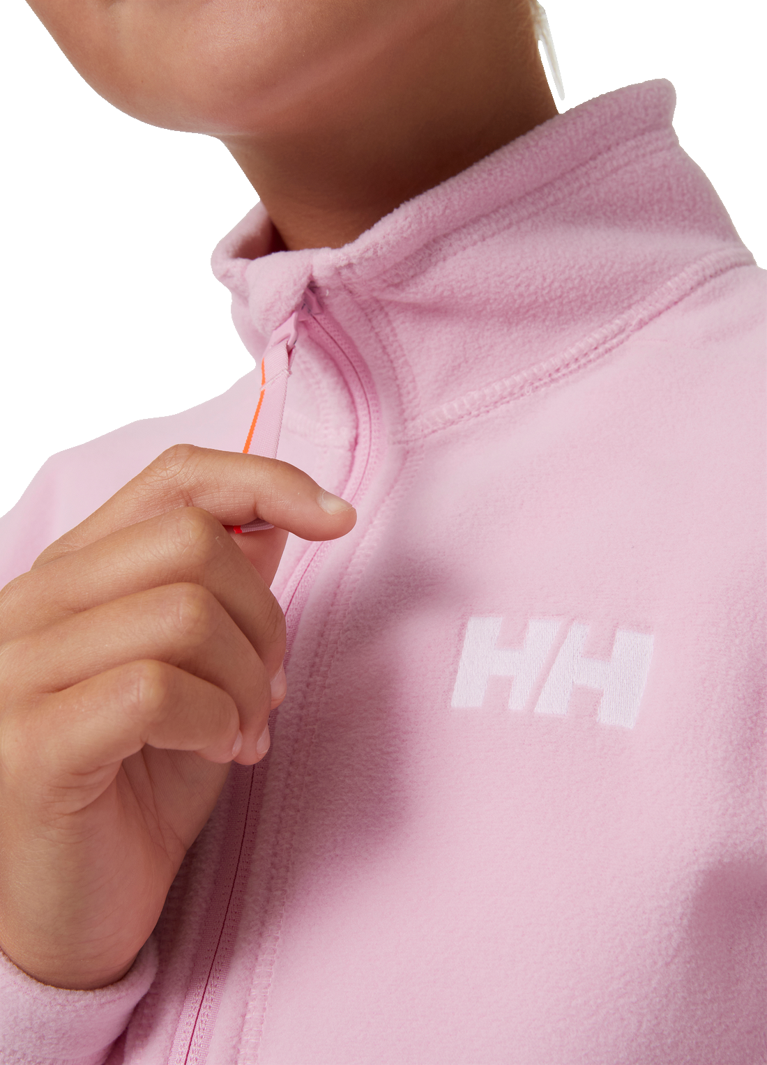 Helly Hansen Junior Daybreaker 2.0 fleecetakki värissä Pink Sorbet lähikuva