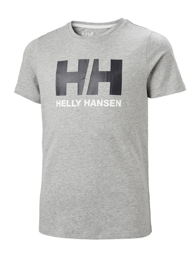 Helly Hansen Junior logo t-paita värissä Grey Melange