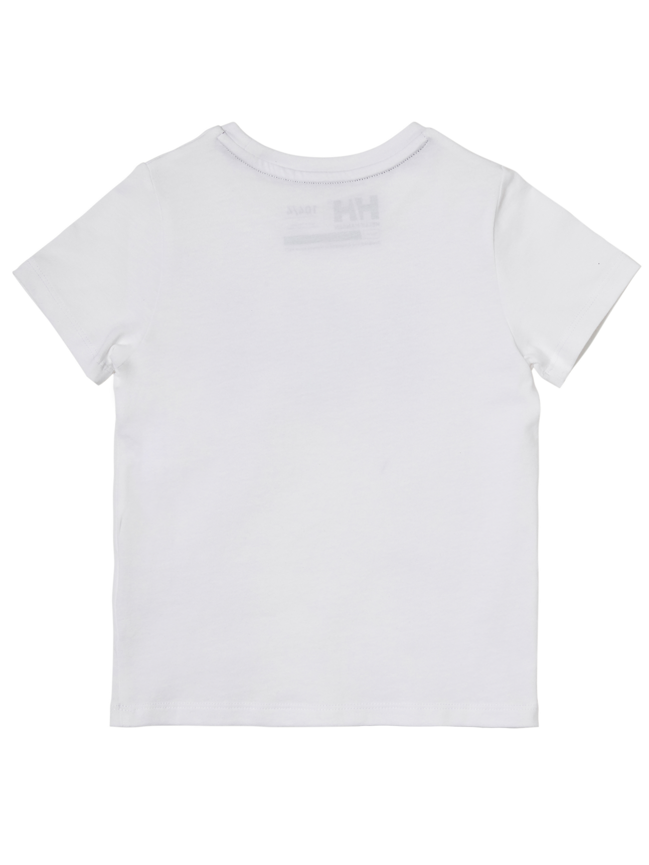 Helly Hansen K Logo t-paita värissä White takaa kuvattuna