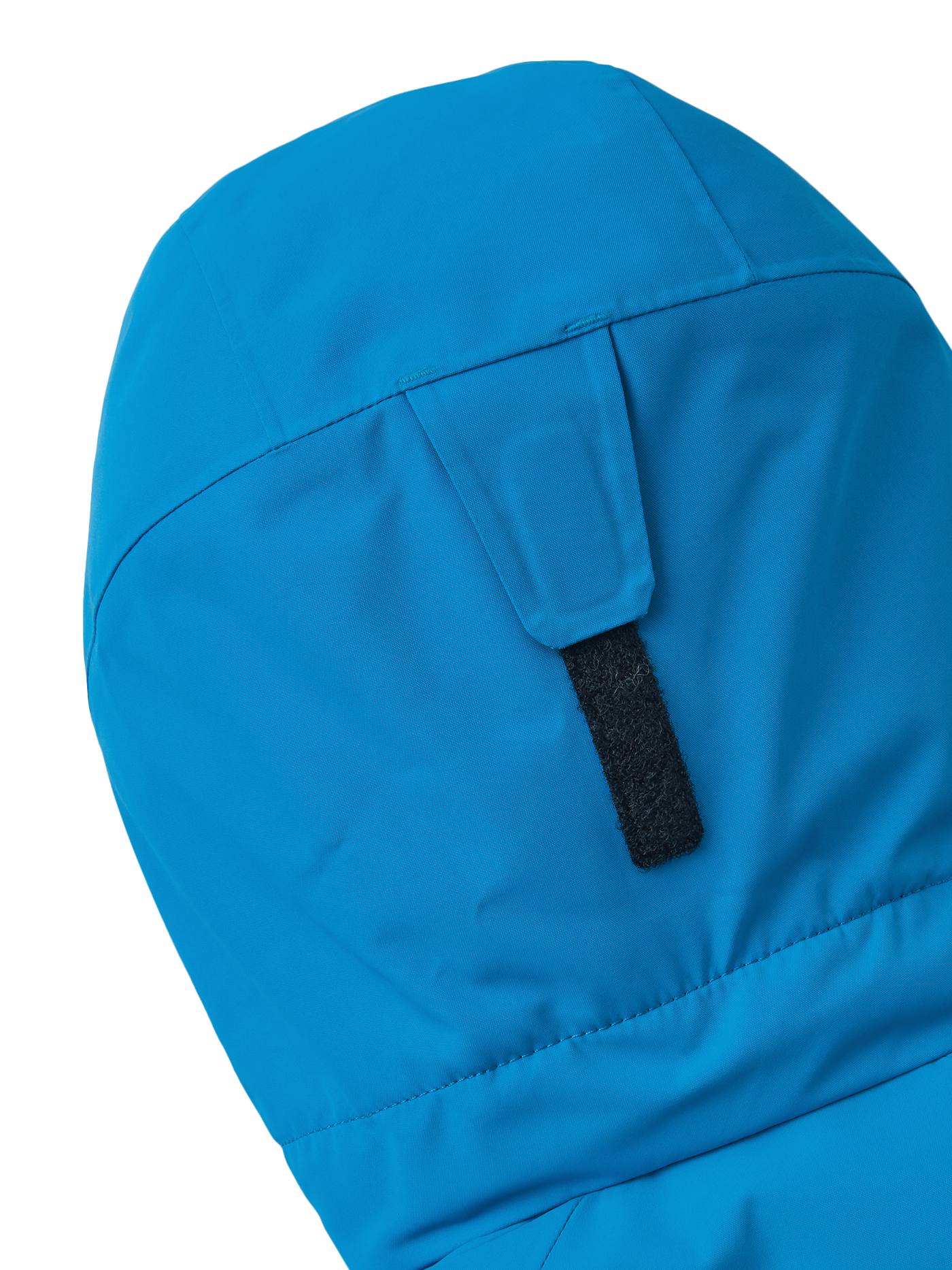 Sininen Reiman Reimatec Tieten -laskettelutakki kuva takin hupusta takaa