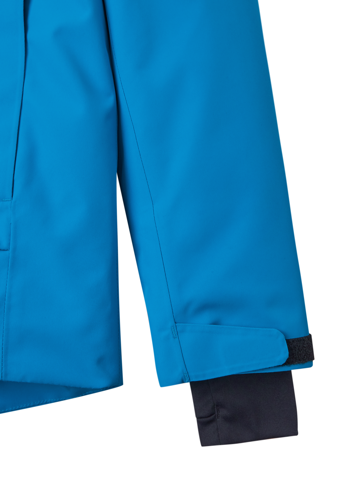 Sininen Reiman Reimatec Tieten -laskettelutakki kuva takin hihasta