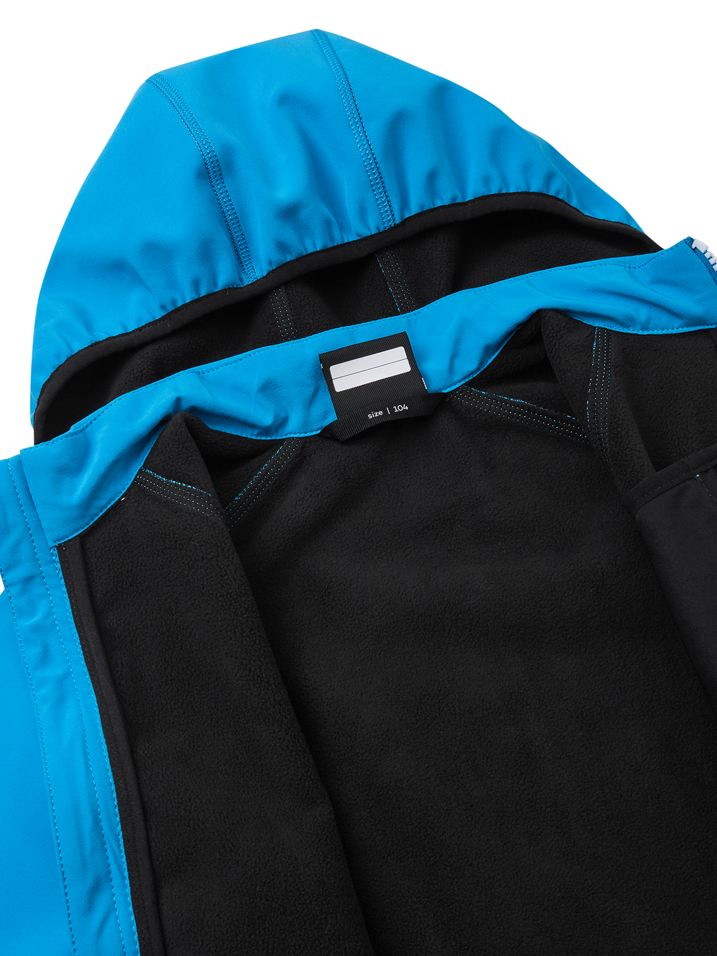 Reima Vantti lasten softshell takki sisävuori värissä True Blue